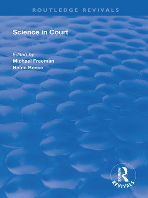 cover image of Science in Court